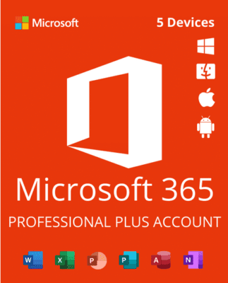 Microsoft 365 Professional Plus Account 5 Devices